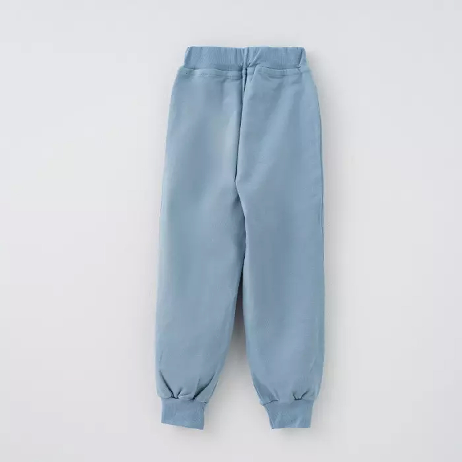 ست دو تکه بلوز آستین بلند و شلوار آبی Ocean