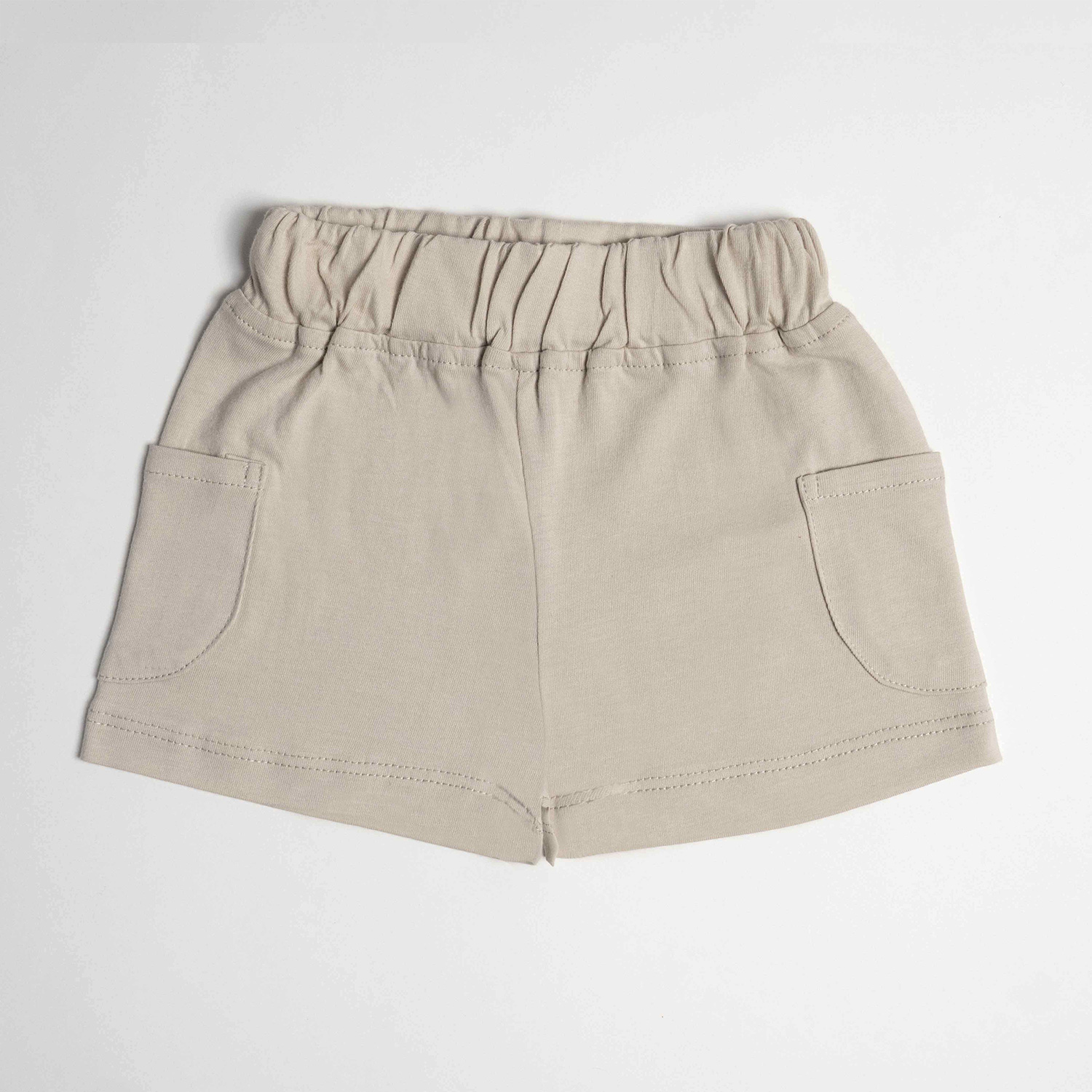 ست2تکهHeart  بادی کوتاه یاسی -شلوارک طوسی