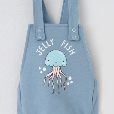 شورت پیش سینه دار Ocean  آبی