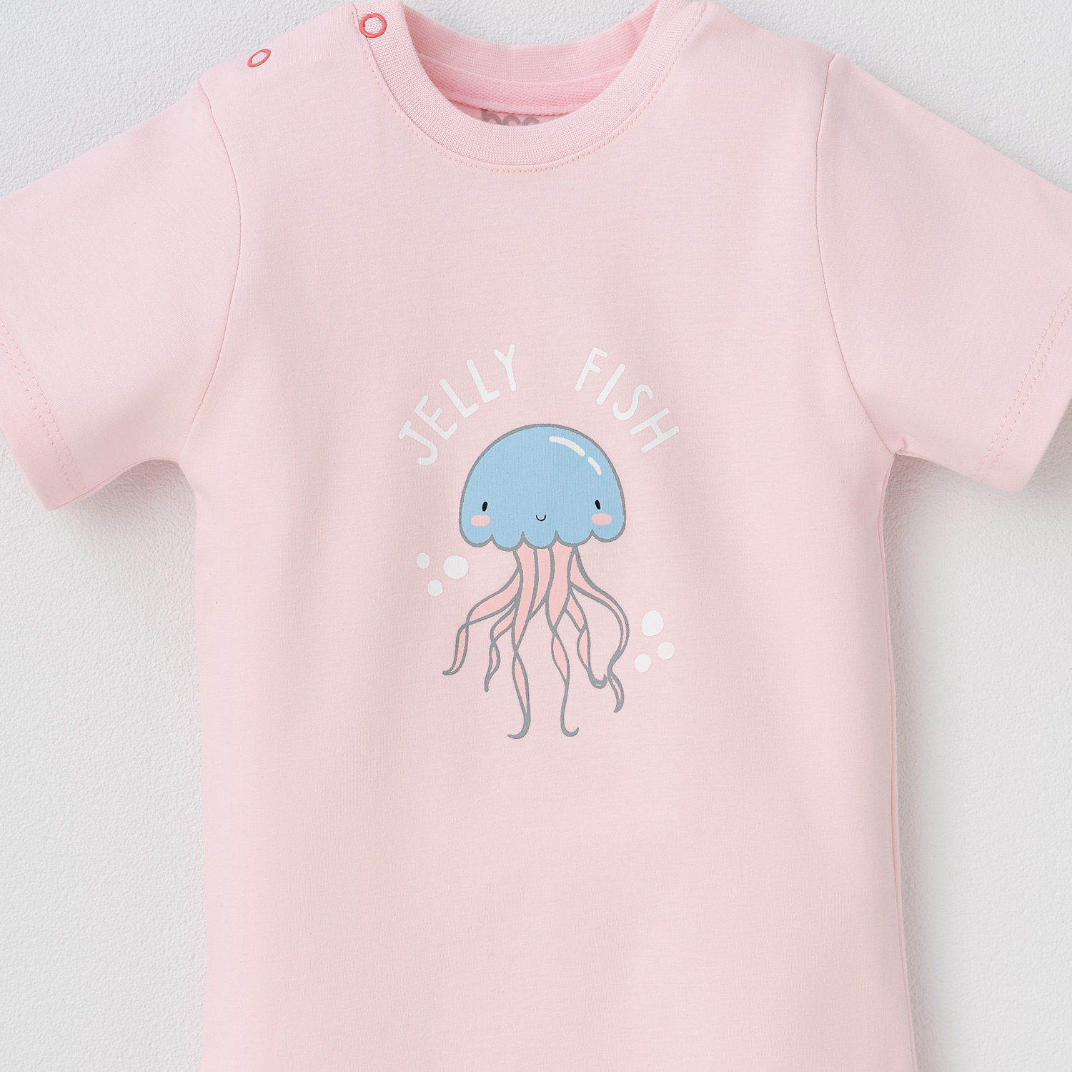 ست2تکه Ocean بادی کوتاه وشلوار صورتی