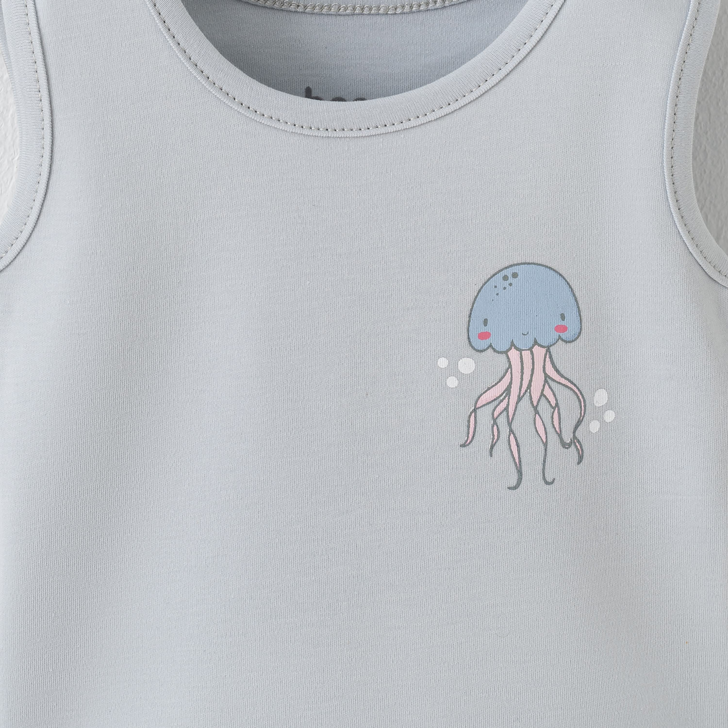 ست2تکه Ocean رامپرصورتی وبادی رکابی طوسی