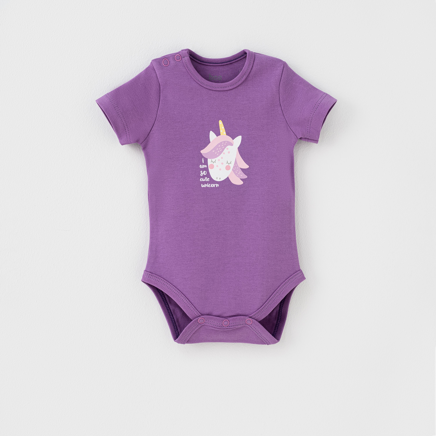 بادی کوتاه بنفش Unicorn