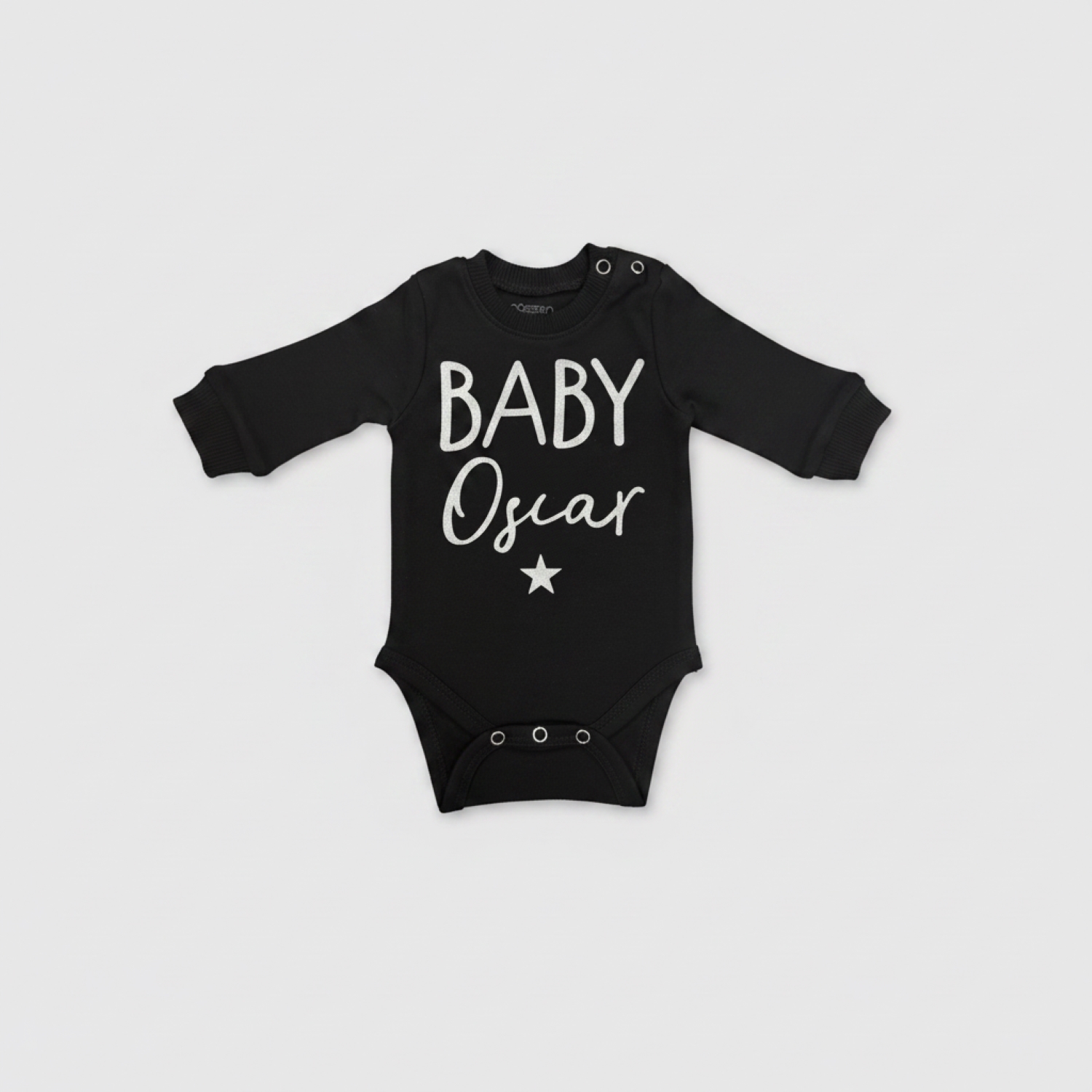 بادی آستین بلند مشکی Baby Oscar