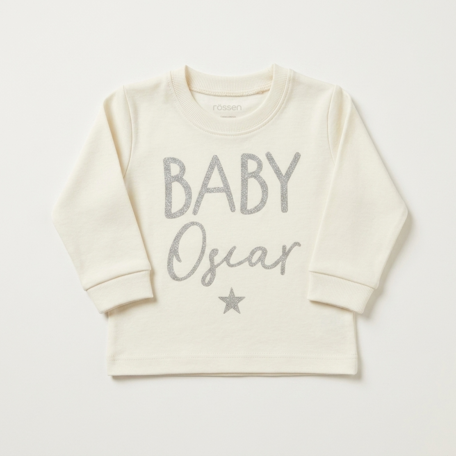 بلوزآستین بلند سفید 0-3 Baby Oscar