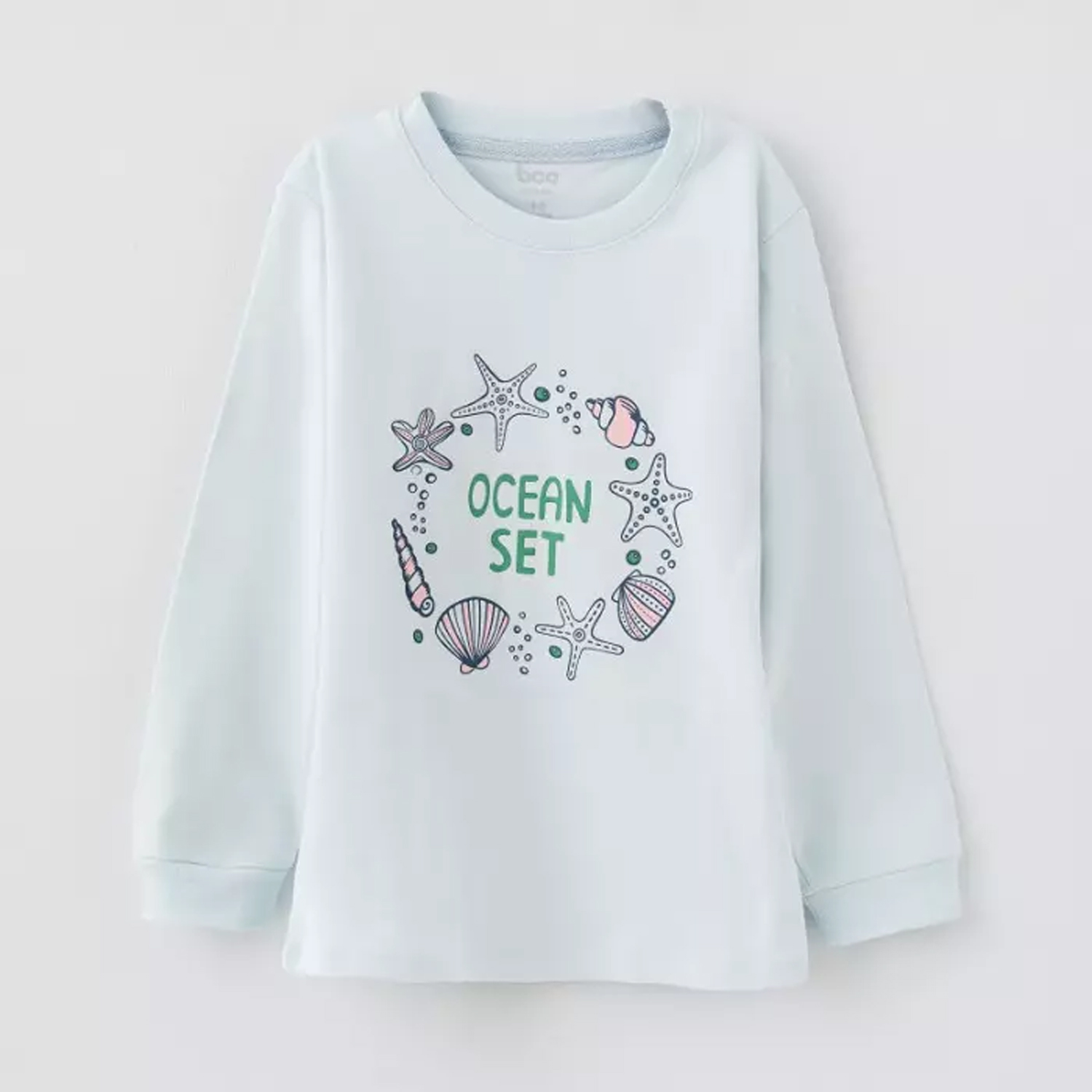 بلوژ آستین بلند آبی روشن Ocean