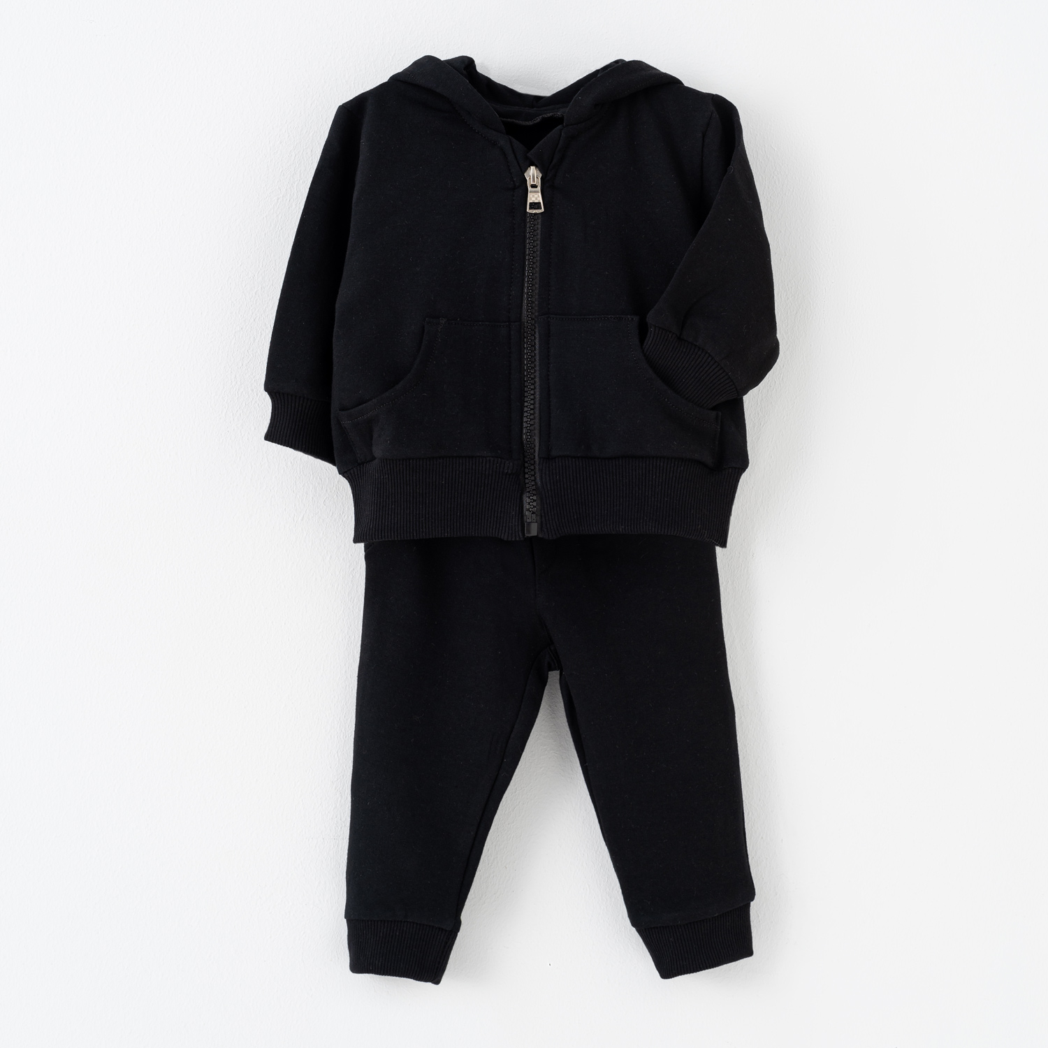 ست2تکه دورس دونخ سویشرت وشلوار مشکی