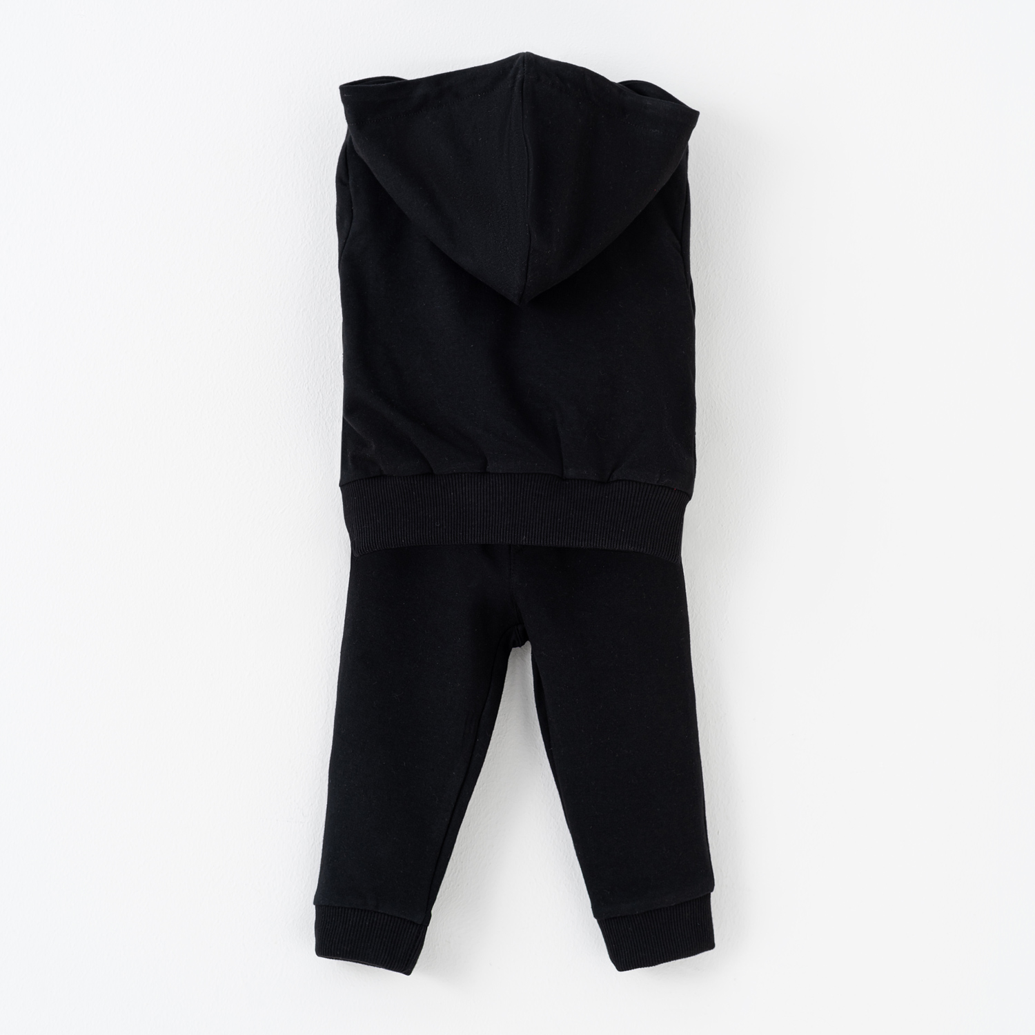 ست2تکه دورس دونخ سویشرت وشلوار مشکی