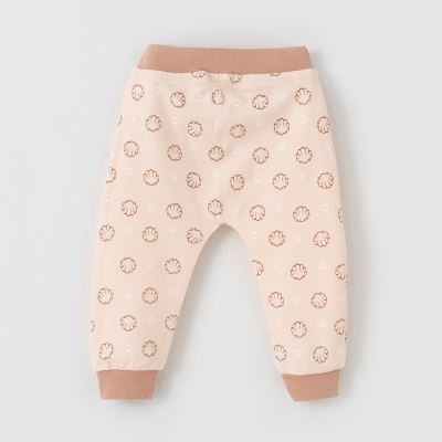 شلوارتمام چاپ صورتی  SeaSide