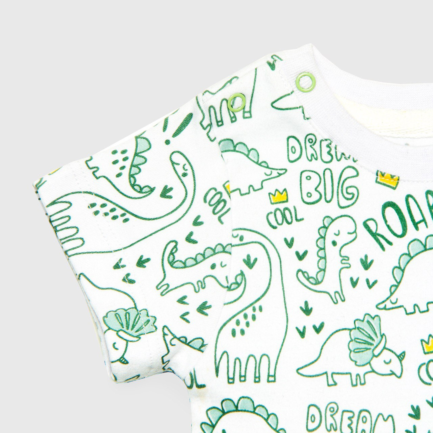 رامپرتمام چاپ Dinosaur  سفید