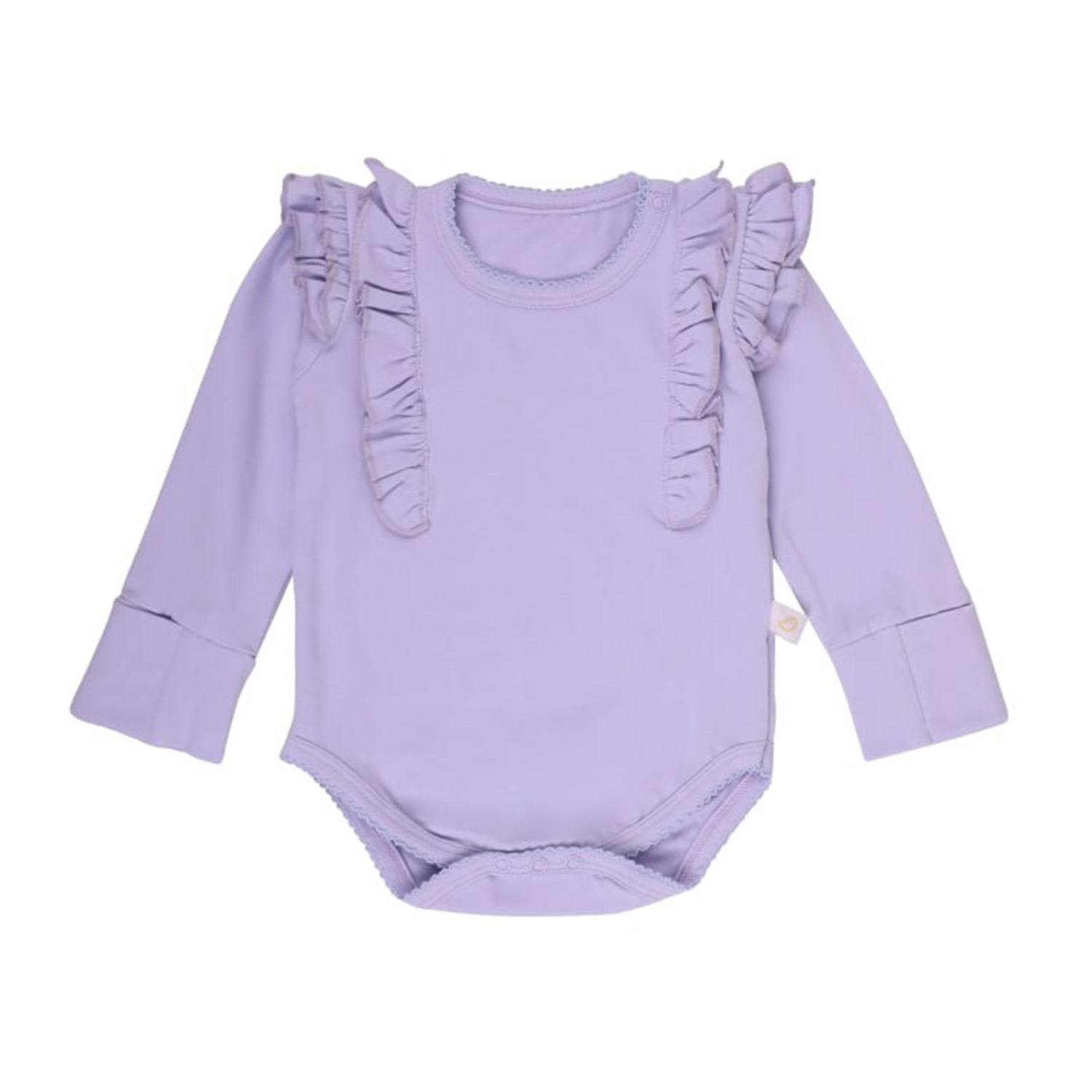 بادی آستین بلند چین دار یاسی pop