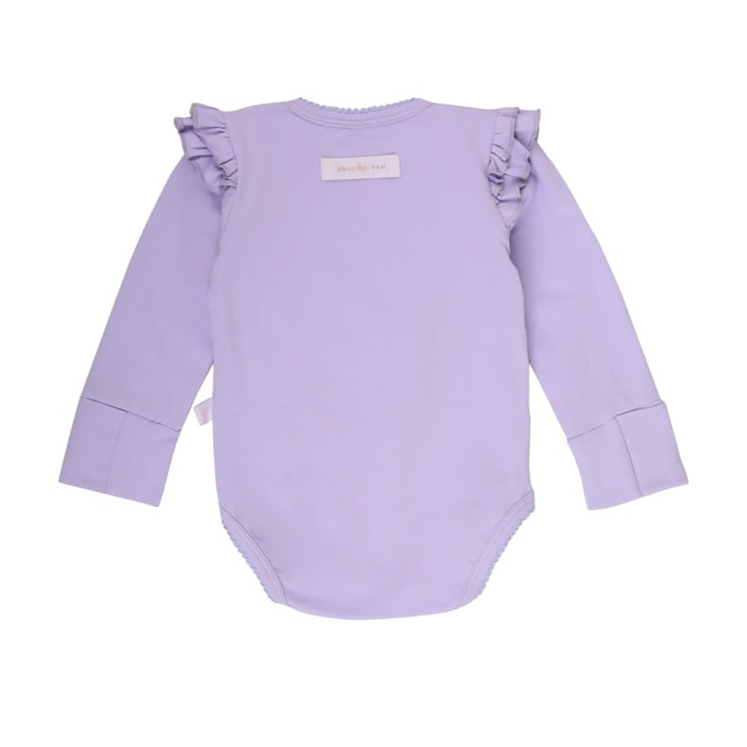 بادی آستین بلند چین دار یاسی pop