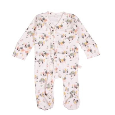 سرهمی چین دار سفید تمام چاپ pop