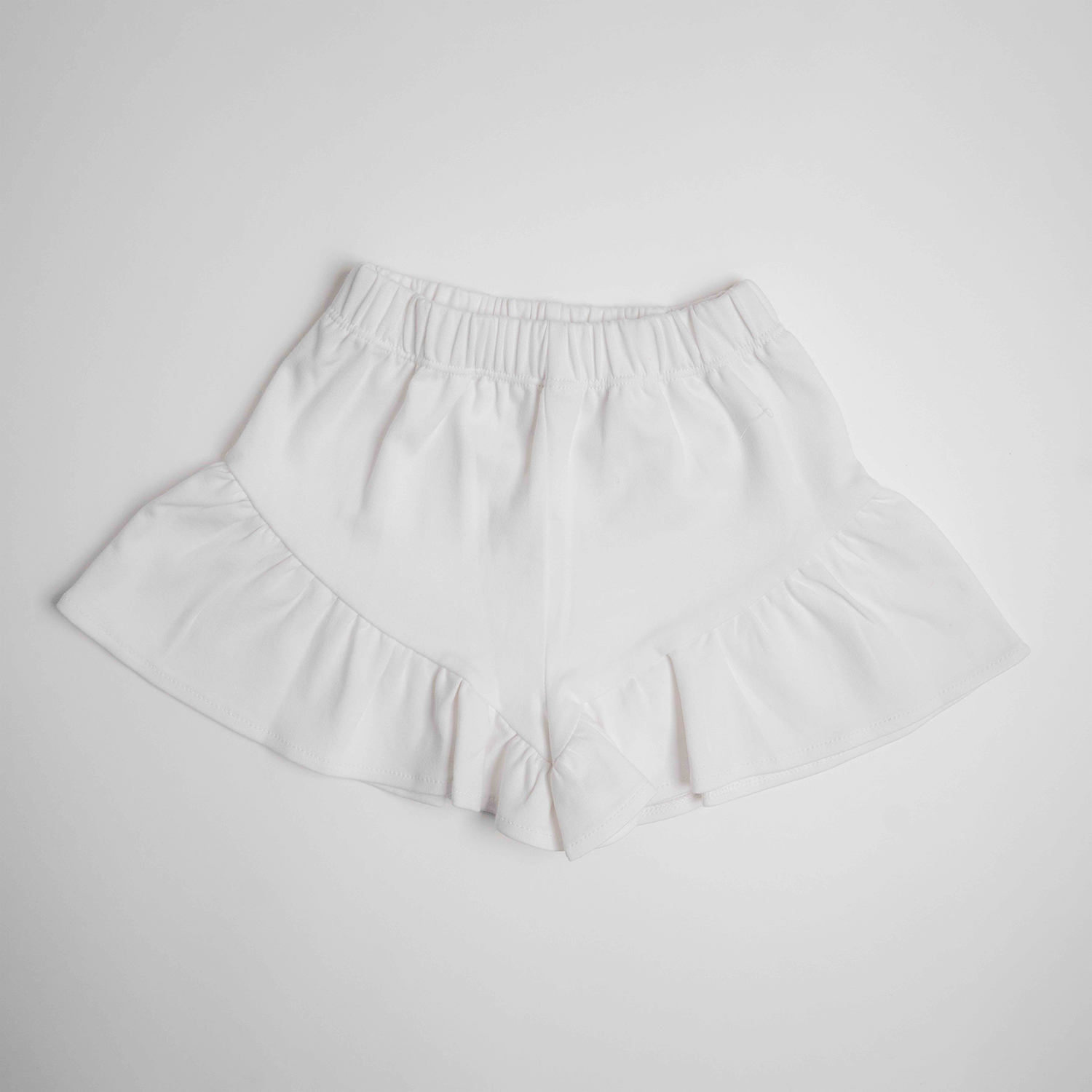 ست2تکه تاپ وشلوارک دخترانه سفید