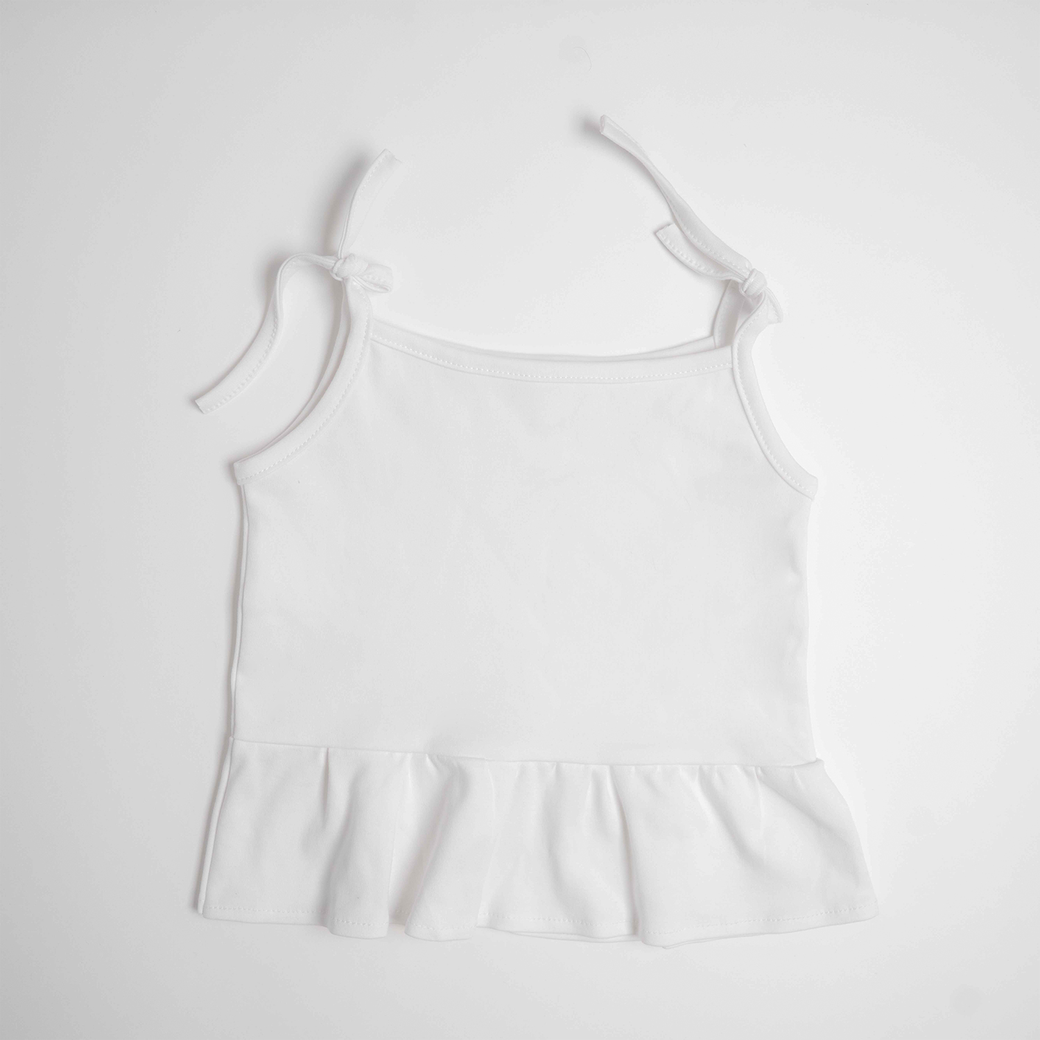 ست2تکه تاپ وشلوارک دخترانه سفید