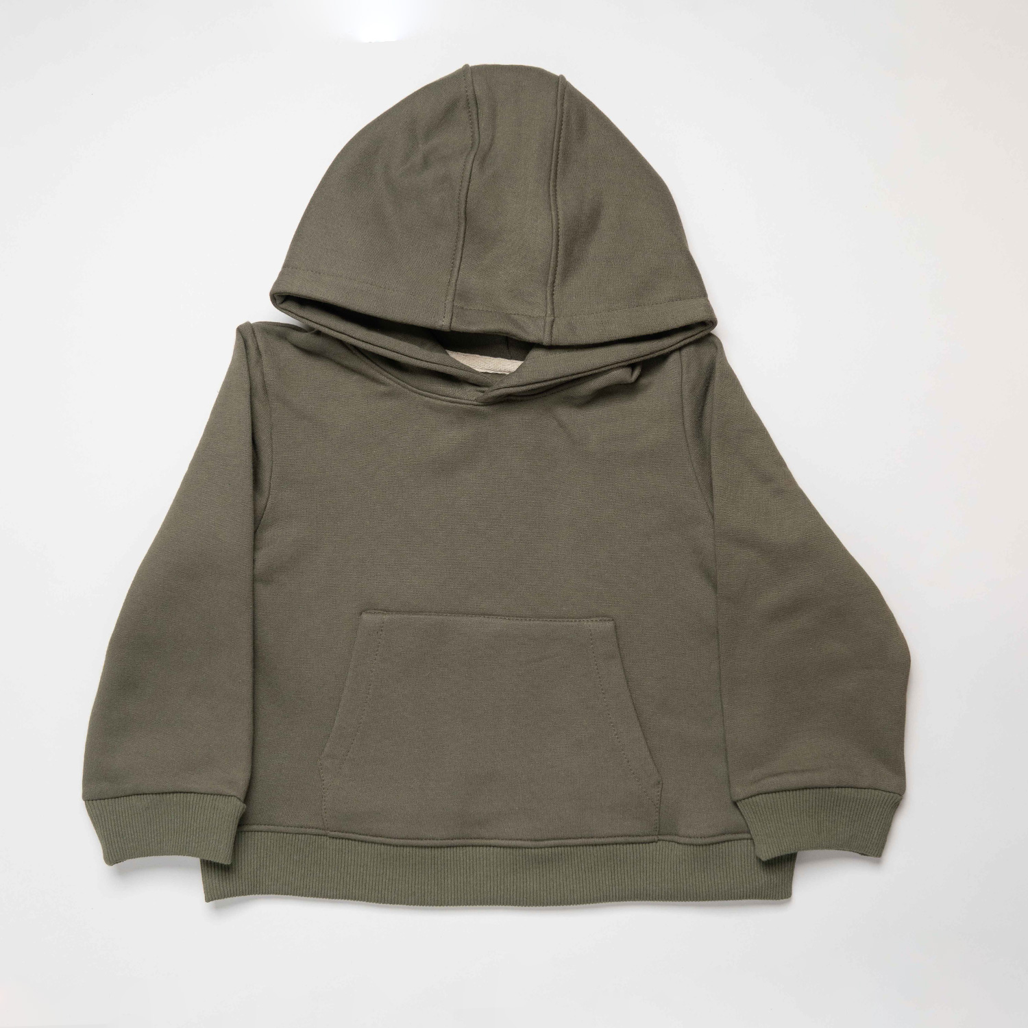 هودی سبز زیتونی دورس سه نخ خارخورده