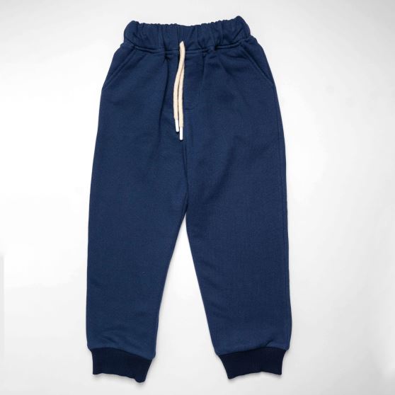 شلوار آبی نفتی دورس سه نخ