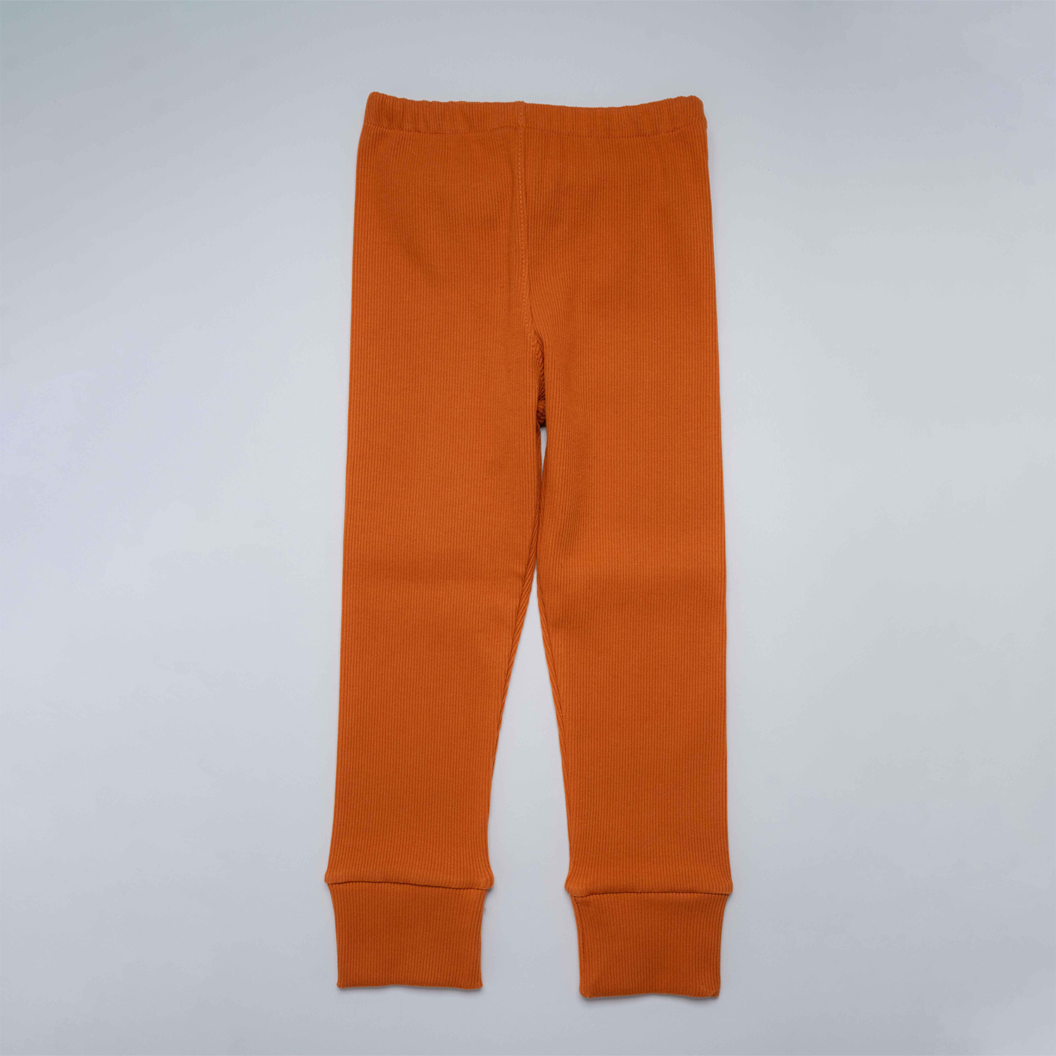 شلوار نارنجی آجری کشباف کبریتی