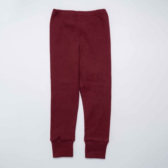 شلوار زرشکی کشباف کبریتی