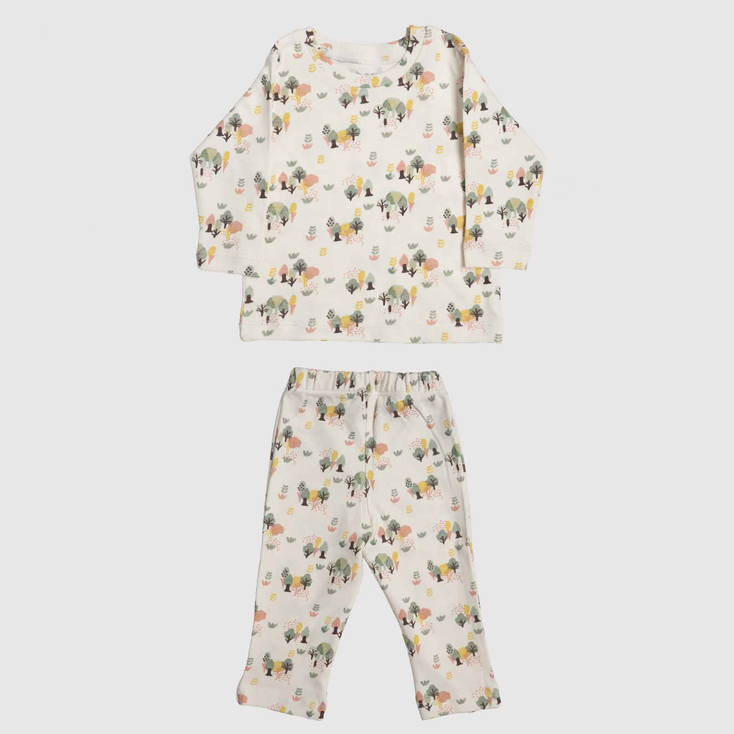 ست دو تکه بلوز آستین بلند و شلوار White Alyssum