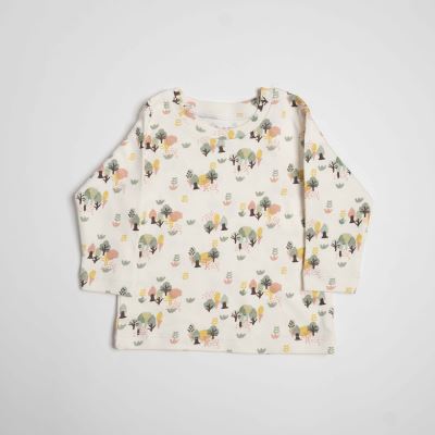 ست دو تکه بلوز آستین بلند و شلوار White Alyssum