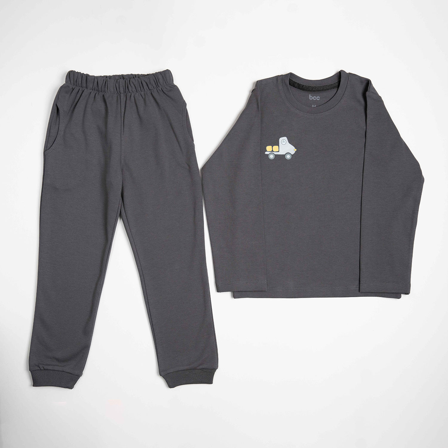 ست دو تکه بلوز آستین بلند و شلوار توسی Trucky