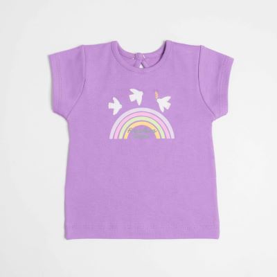 ست دو تکه بلوز آستین کوتاه و شلوارک Dove