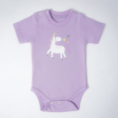 بادی آستین کوتاه یاسی Unicorn