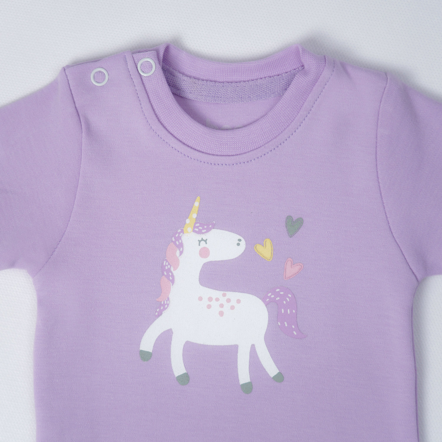 بادی آستین کوتاه یاسی Unicorn