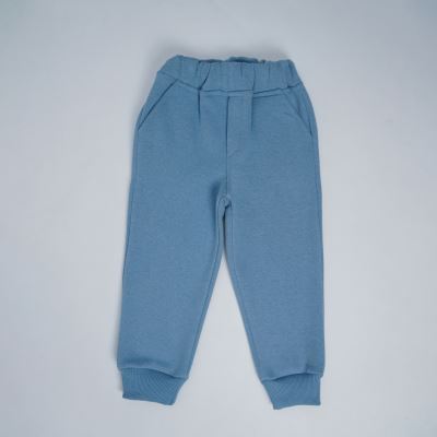 شلوار دورس سه‌نخ خارخورده سبز-آبی (تیفانی)