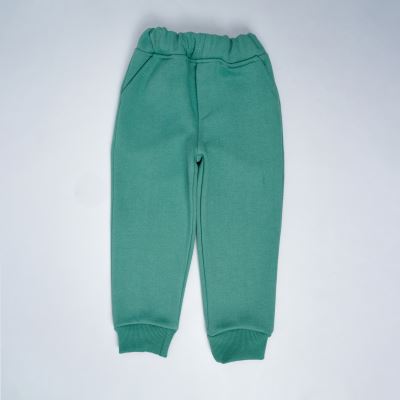 شلوار دورس سه‌نخ خارخورده آبی