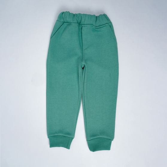 شلوار دورس سه‌نخ خارخورده سبز-آبی (تیفانی)