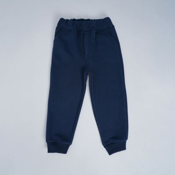 شلوار دورس سه‌نخ خارخورده سرمه‌ای