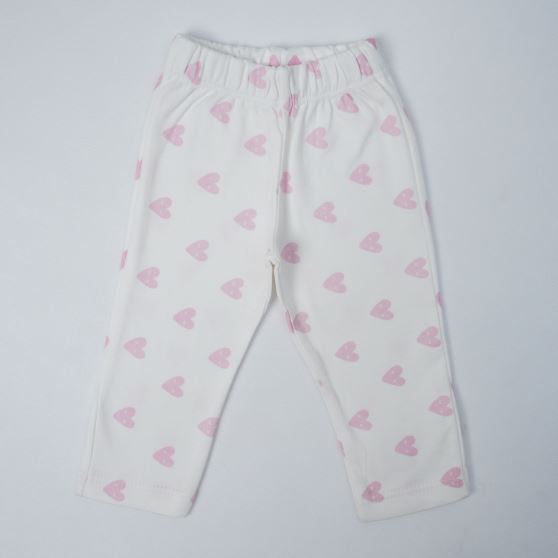 شلوار سفید صورتی Mellow Pink