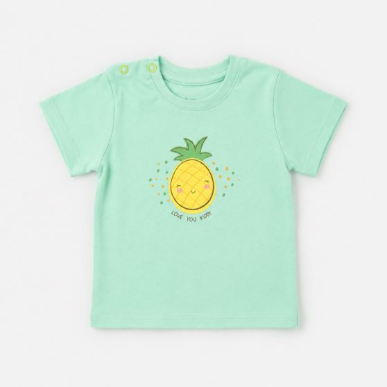 تیشرت سبز فیروزه‌ای Yummy Fruit
