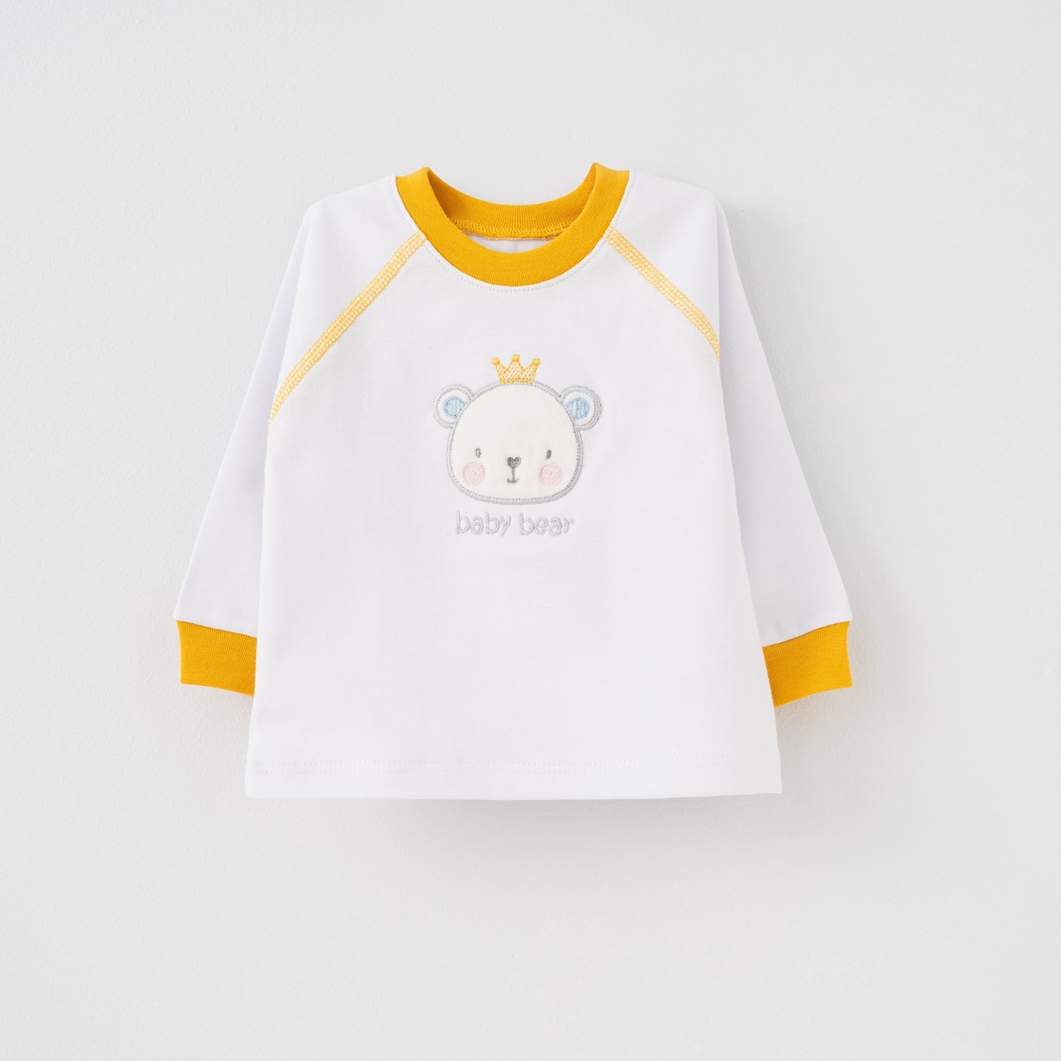 بلوز آستین بلند زرد Baby Bear