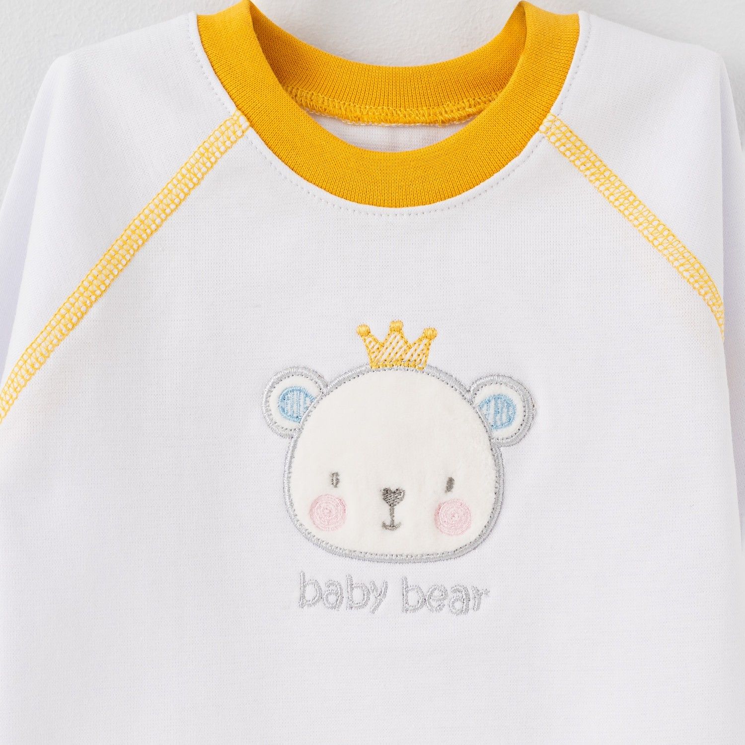 بلوز آستین بلند زرد Baby Bear