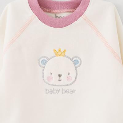 بلوز آستین بلند کالباسی baby bear 3-6