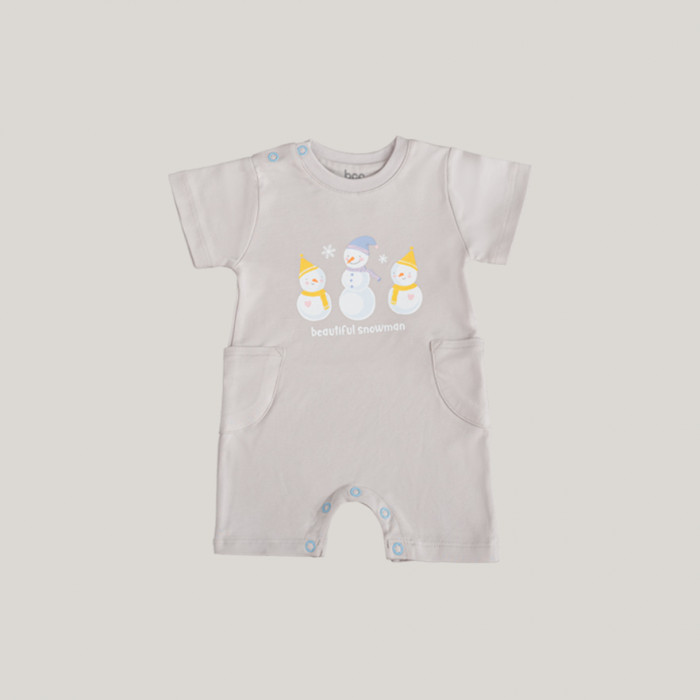 رامپر نوزاد و کودک نوپا تک چاپ طرح Snowman
