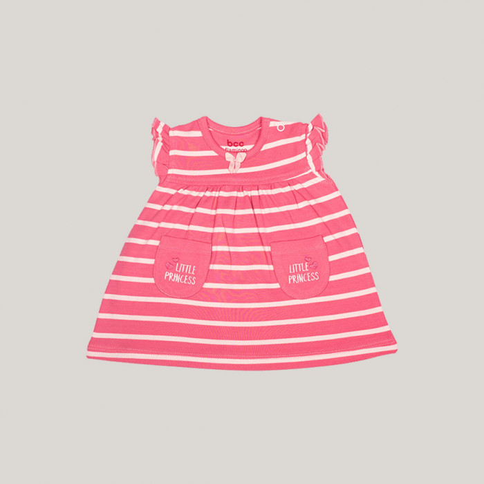 پیراهن نوزادی طرح Flamingo